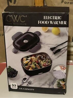 Electric Food Warmer in Dark Gray